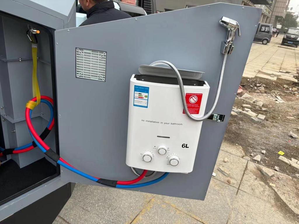 2025 New Portable Outdoor Gas Water Heater for Camping
