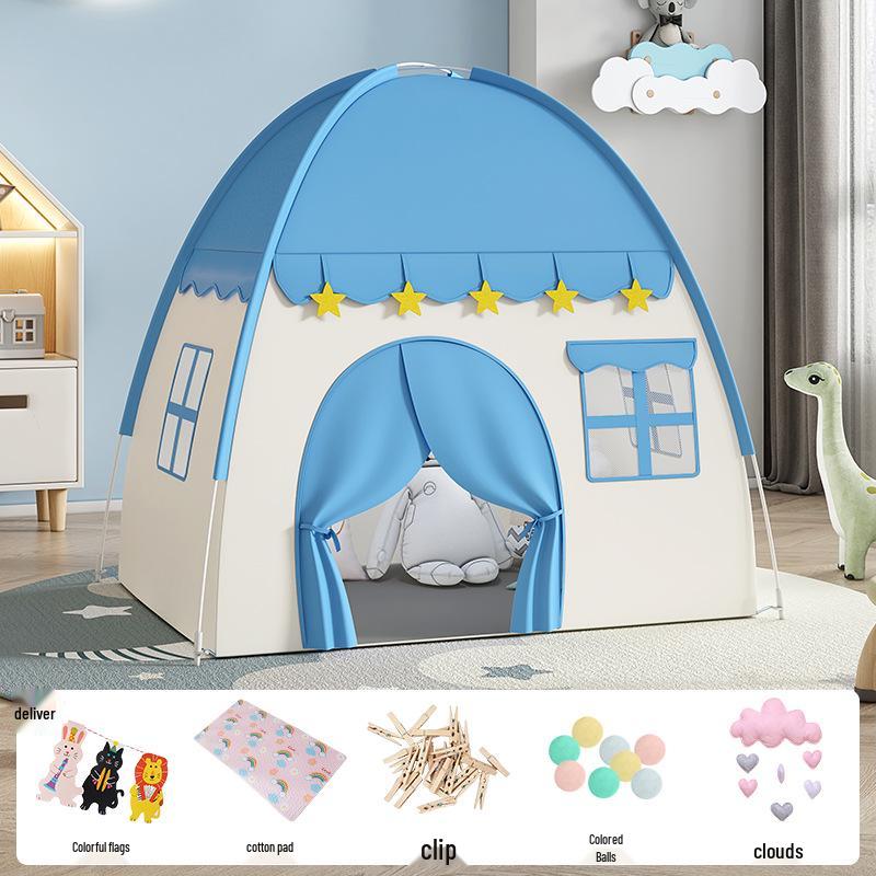 Princess Castle Indoor Tent for Kids - No Installation Required