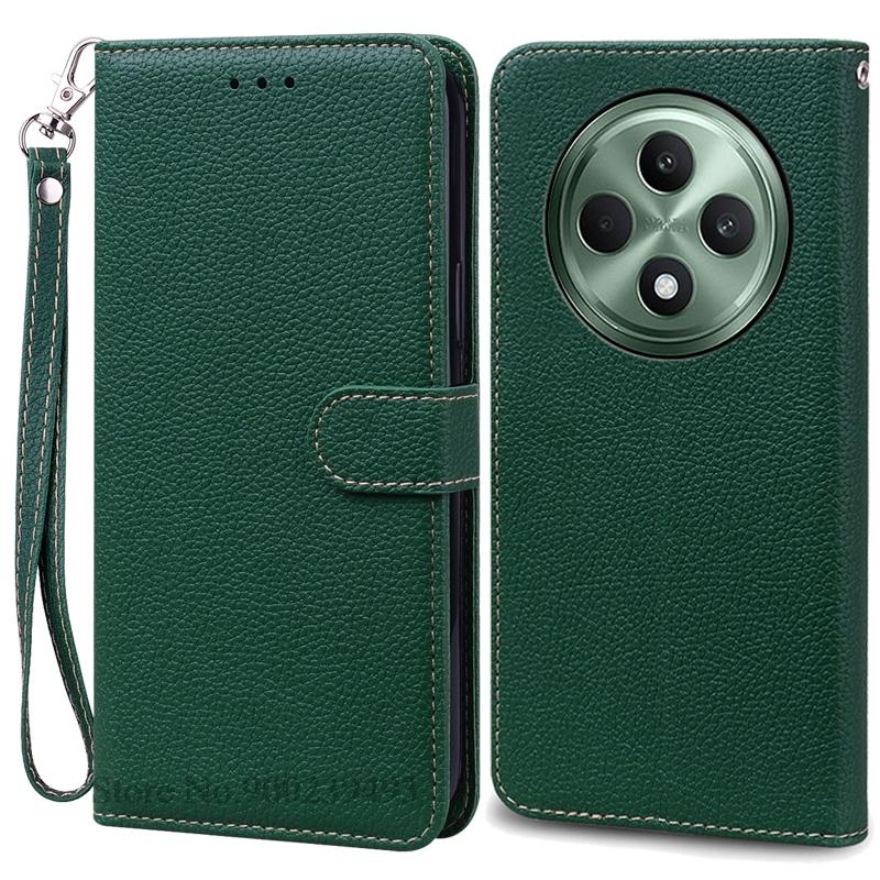 For Oppo Reno 12 FS 5G Etui Lommebok Lær Flip Cover For Oppo Reno 12F Etui Reno 12FS 12 F Reno12F Reno12 Fs Telefonetui Fundas