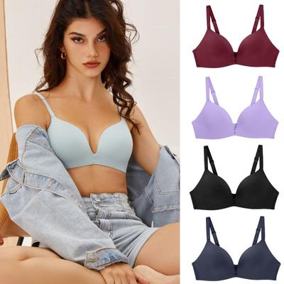 Nahtloser BH für Damen, weicher Push-up-BH, bügellos, sexy BH, Brallete, Dessous in Übergröße