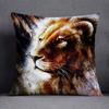 African Animal Beasts Home Decoration Pillowcase Square Pillowcase Home Office Decoration Cus On Cover