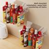 No punching wall-mounted seasoning clip rack, seasoning bag storage rack, wall hanging shelf storage