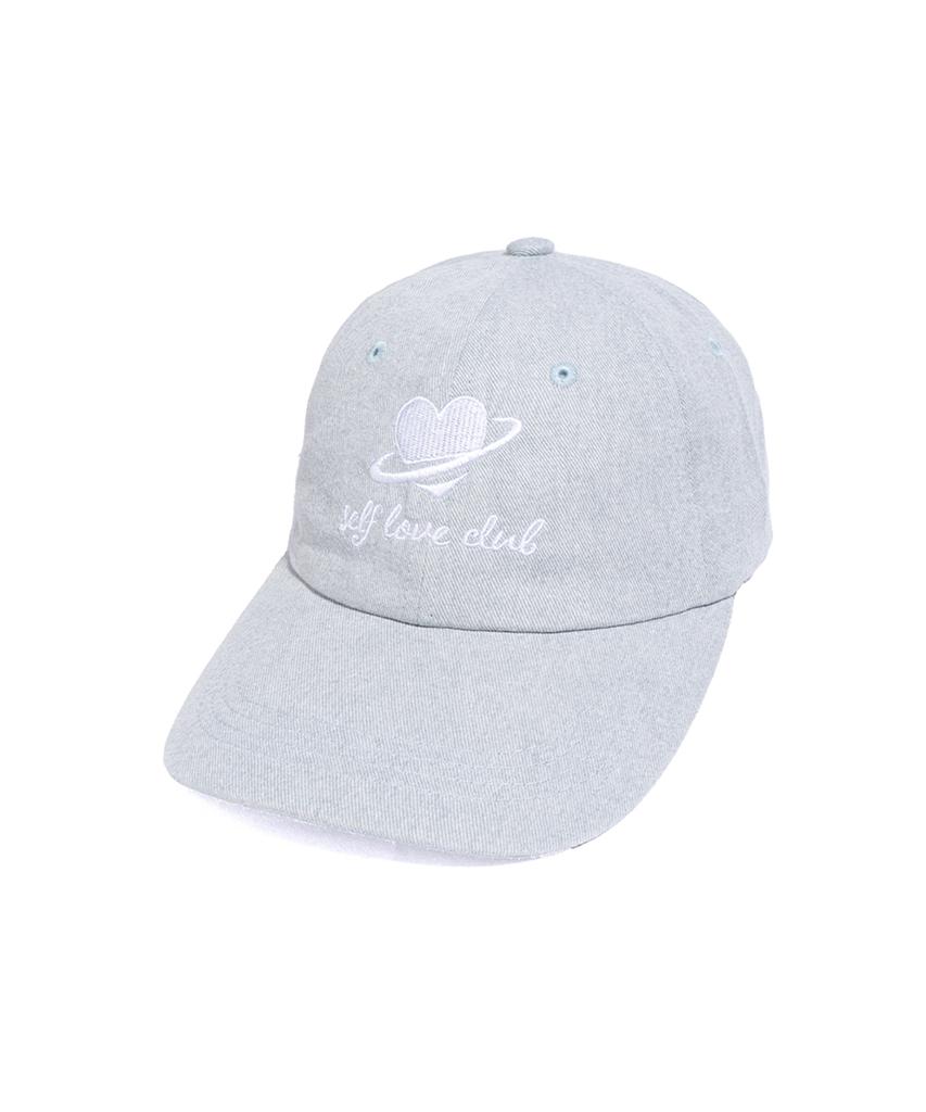 NET SOCIAL CLUB Self Love Pigment Washed Cap (Sky Blue)