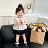 Girls Summer Polka Dot Tank Top and Shorts Set Stylish Toddler Outfit