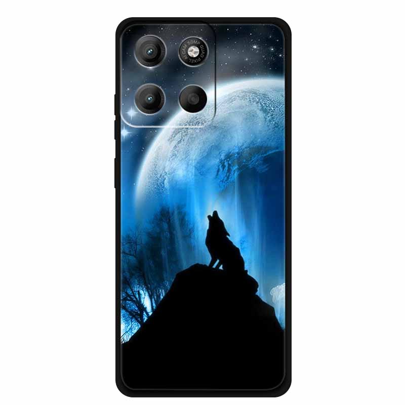 For Motorola Moto G15 4G Case G15Power 2025 New Fashion Black TPU Shockproof Phone Cases For Moto G15 Power Etui Fundas MotoG15