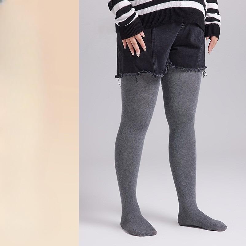 Women's Bare Leg Effect Plus Size Pantyhose Non-Slip Drop-Free One-Piece Stockings for Spring Autumn Winter