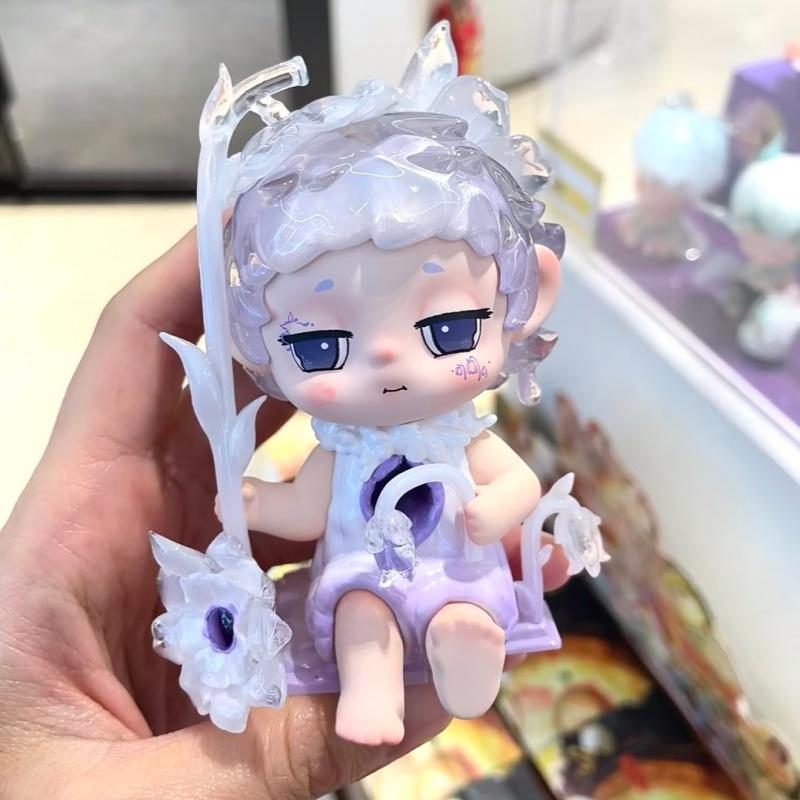 New Faya Picking Light Realm Tide Play Figure Blind Box Cute Anime Action Figure Desktop Ornaments Gift Collection Toys Doll