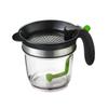 Separator With Bottom Release, Plastic, 4 Cup Strainer With Handle, Grease Strainer Dishwasher Safe, Oil Separator For Kitchen