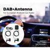 MEKEDE Dual Antenna DAB+ Adapter for EU Digital Radio Universal Android Car Radio Navigation Type-C MCX SMA SMB Interface