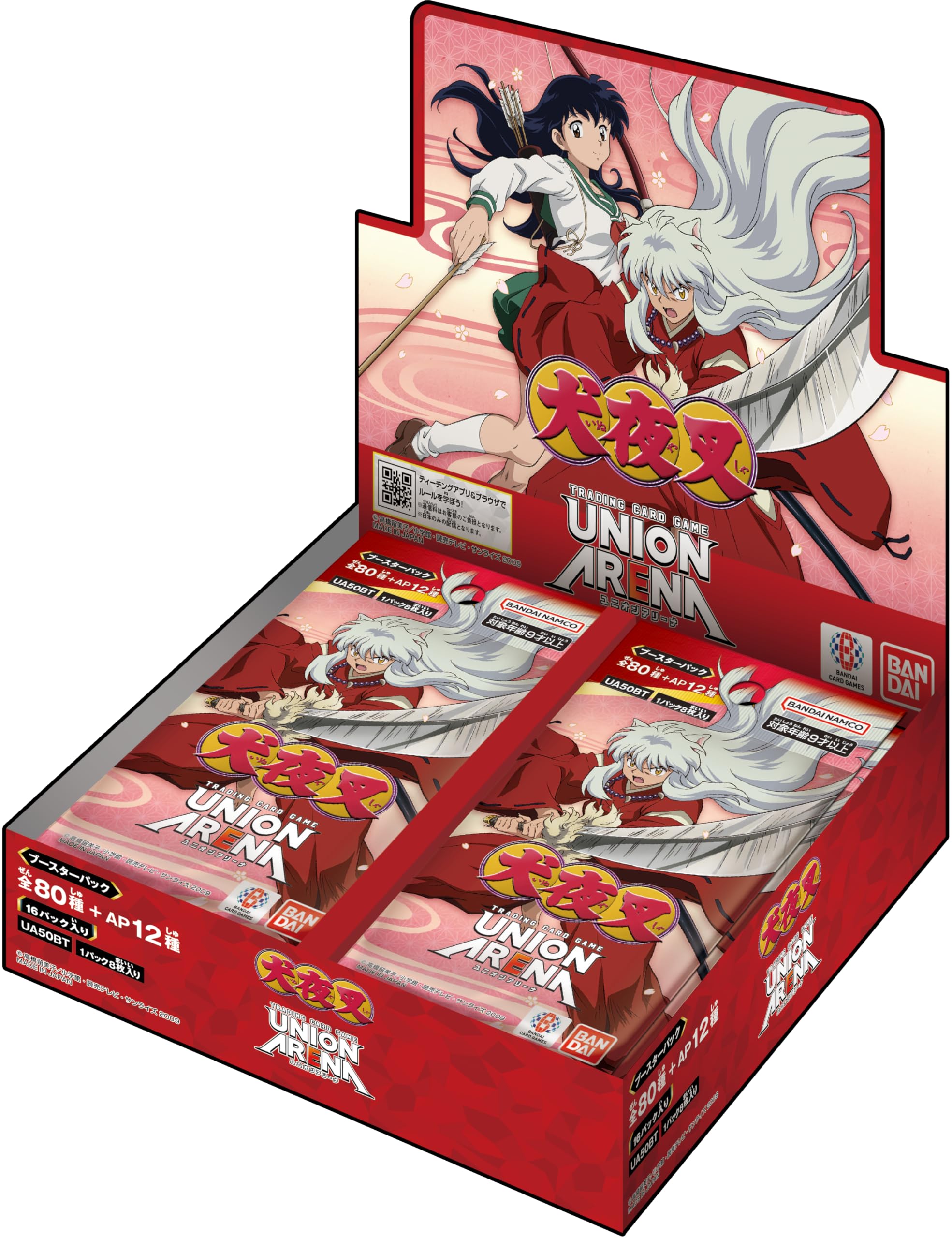 Bandai Union Arena Booster Pack Inuyasha BOX 16 Packs