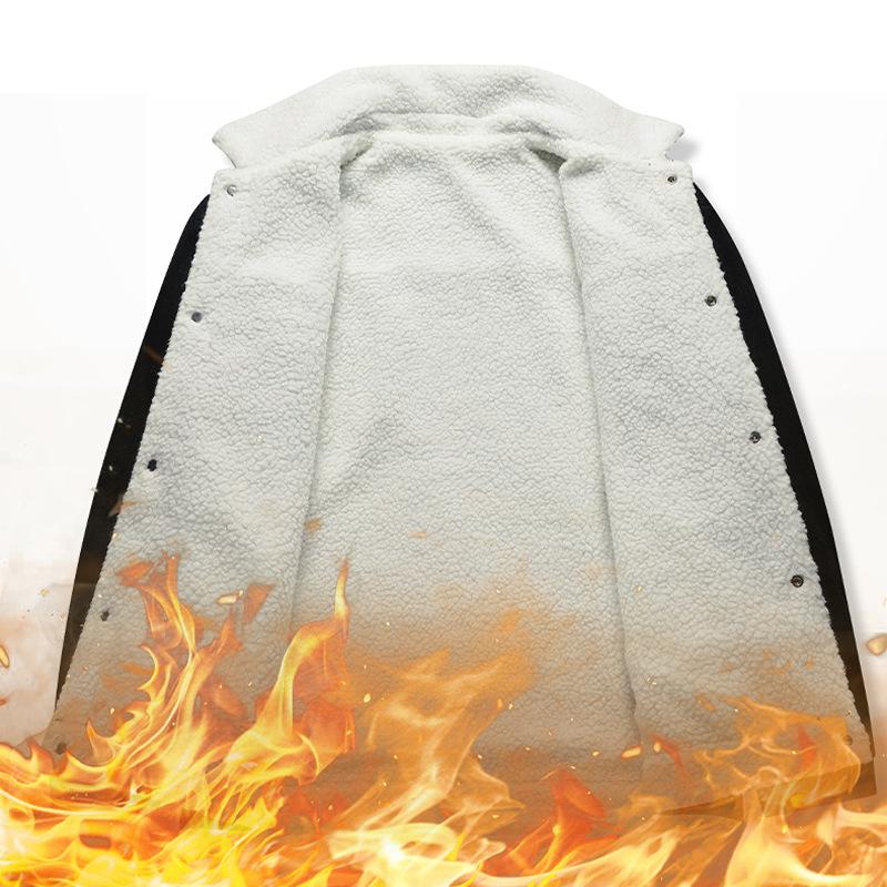 Thickened Casual Retro Lapel Tooling Jacket Cotton Jacket