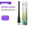 150M USB WiFi Network Card Receiver, Mini Wireless Adapter MT7601 for Set-Top Box