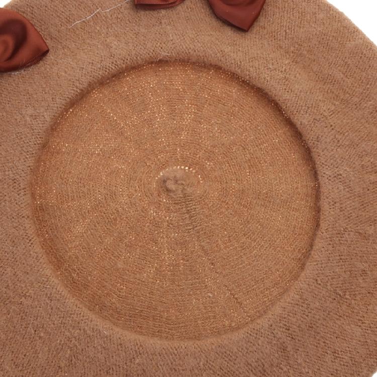 Trendy Cute Painter Hat Wool Beanie Hat Xmas Antler Beret Hat Wild for Christmas