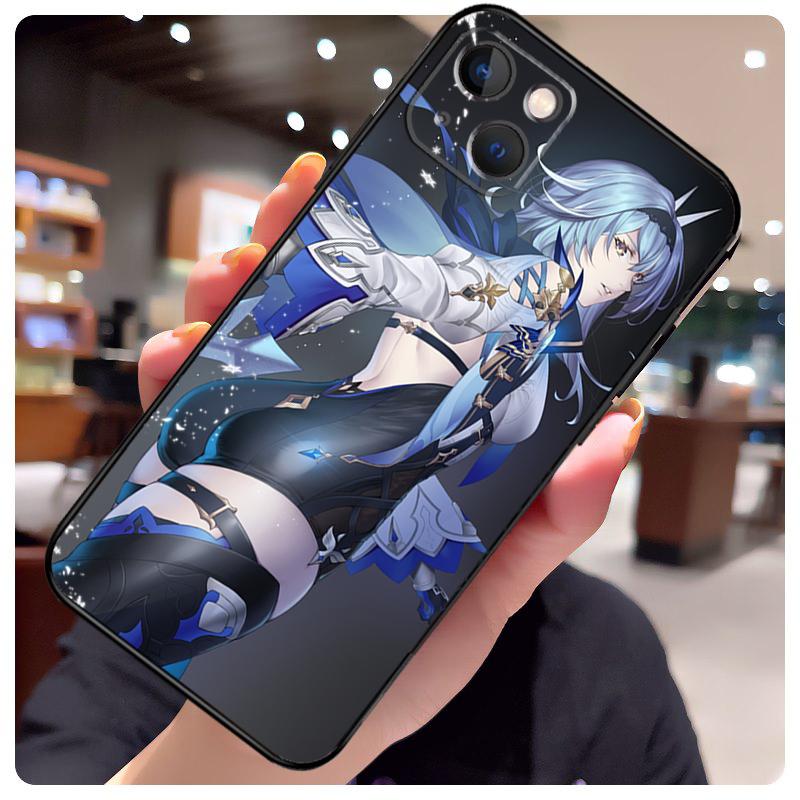Genshin Impact Eula Case For iPhone 17 Pro Max 15 14 13 11 12 16 Pro Max mini 15 16 Plus 16e 17 Air Phone Cover