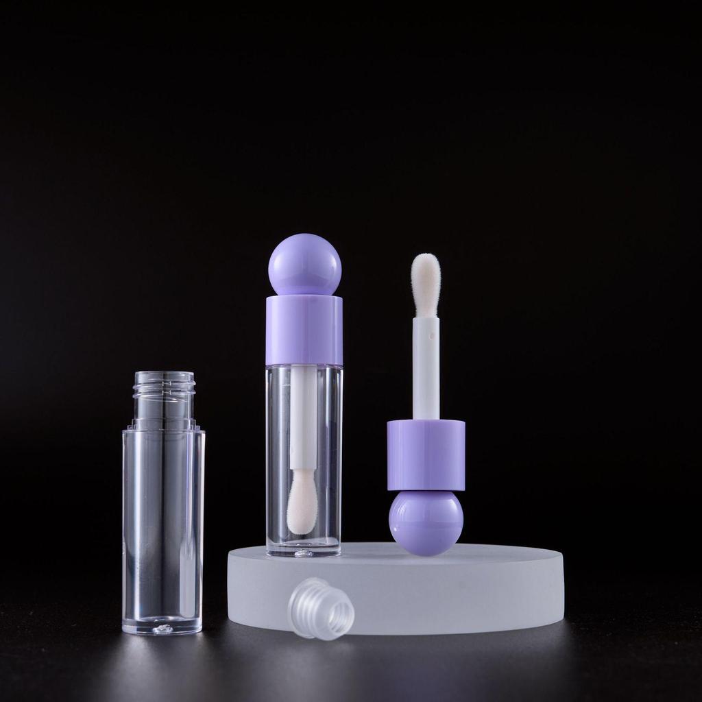 Large Brush Lip Gloss & Eyeliner Tube - Thick, Empty Container for Cross-Border Bestsellers
