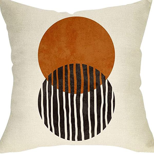 Popular Simple Abstract Geometric Pillow Case Nordic Morandi Home Sofa Car Cushion Cover