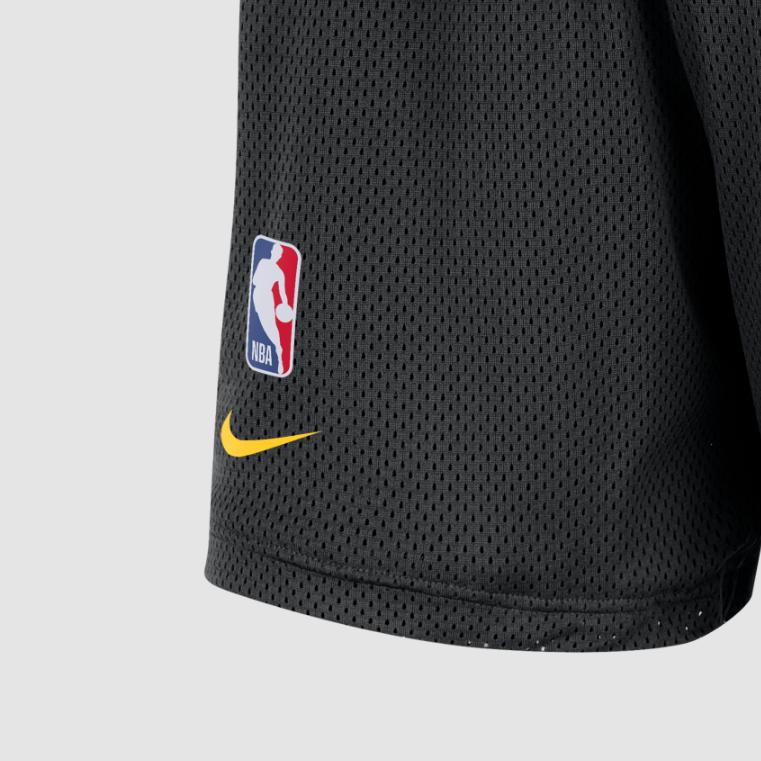 Nike X NBA Collaboration Golden State Warriors Letter Logo Elastic Waist Basketball Shorts Men Shorts HM6553-010