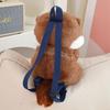 Otter Plush Toy Backpack - Cartoon Otter with Shell Bag for Kids