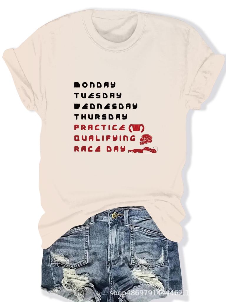 Women's Cross-Border Fashion Crewneck T-Shirt