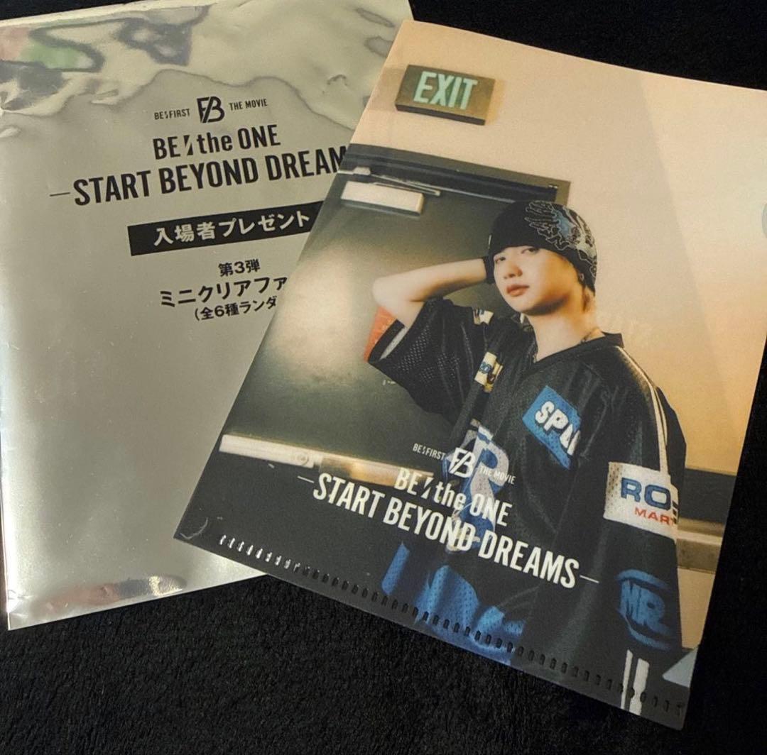 [USED] BE:FIRST Movie Admission Bonus: Mini Clear File (JUNON Magazine)