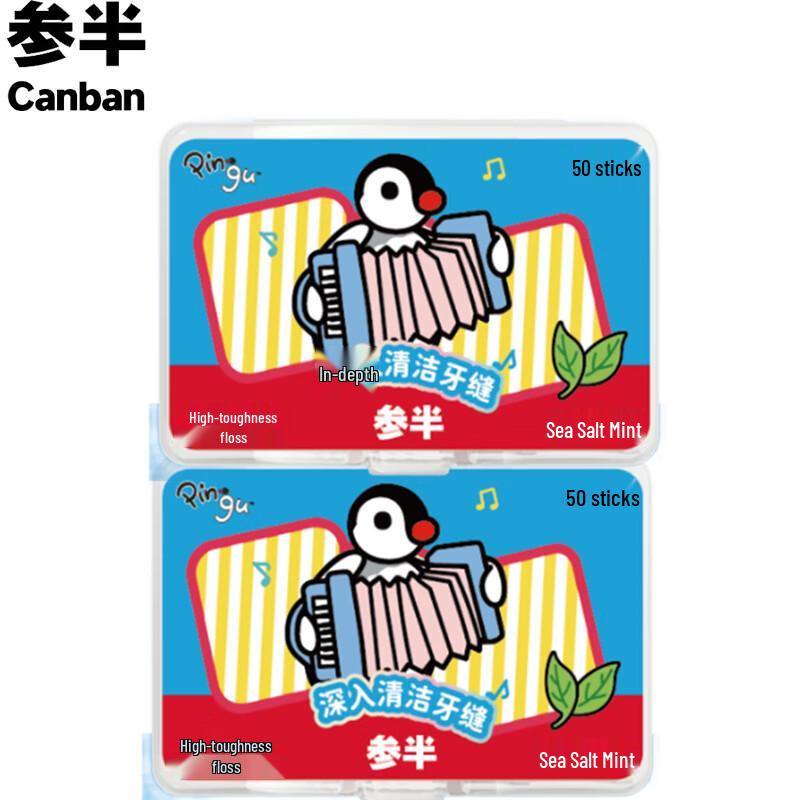 

Semi-Half Dental Floss, Sea Salt Mint