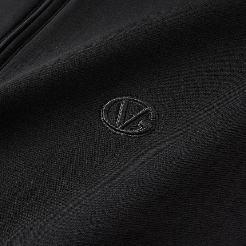 GIOVANNI VALENTINO Men's Fleece Lined Stand Collar Half-Zip Pullover