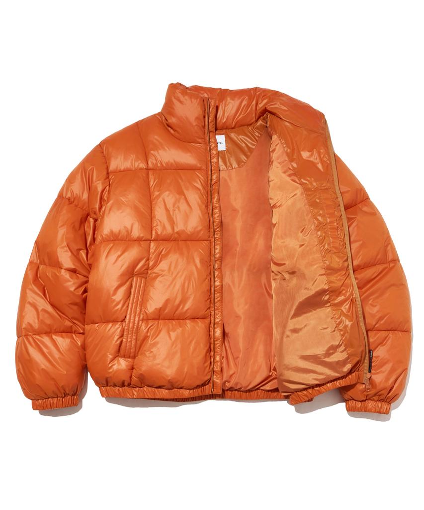 Filluminate Glossy Deuce Padded Jacket - Orange