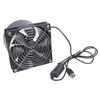 Detachable 120mm USB Ventilation Fan With Protective Mesh 3 Adjustable Speeds For 3D Printer Enclosures Indoor Gardening