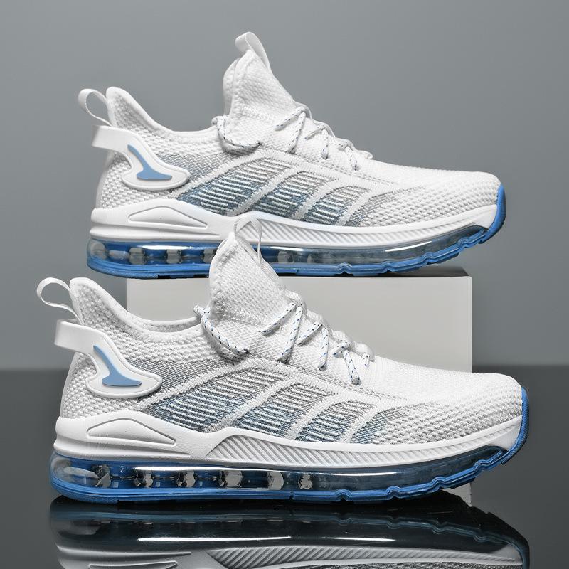 Large Size New Men Running Shoes Men'S Air Cushion Sneakers  Elastic Men Jogging Shoes Trainers Sport Shoes Men Size39-48