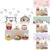 Charming Pvc Line Dog Figurine Set Of Six Perfect For Afternoon Tea Decor And Gifts