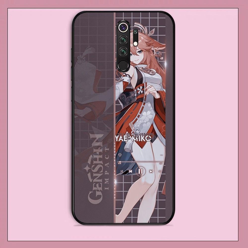 Genshin Impact Yae Miko Phone Case For Redmi Note 4 X 5 A 6 7 8 T 9 9S 10 11 11S 11Epro Poco M3 Pro