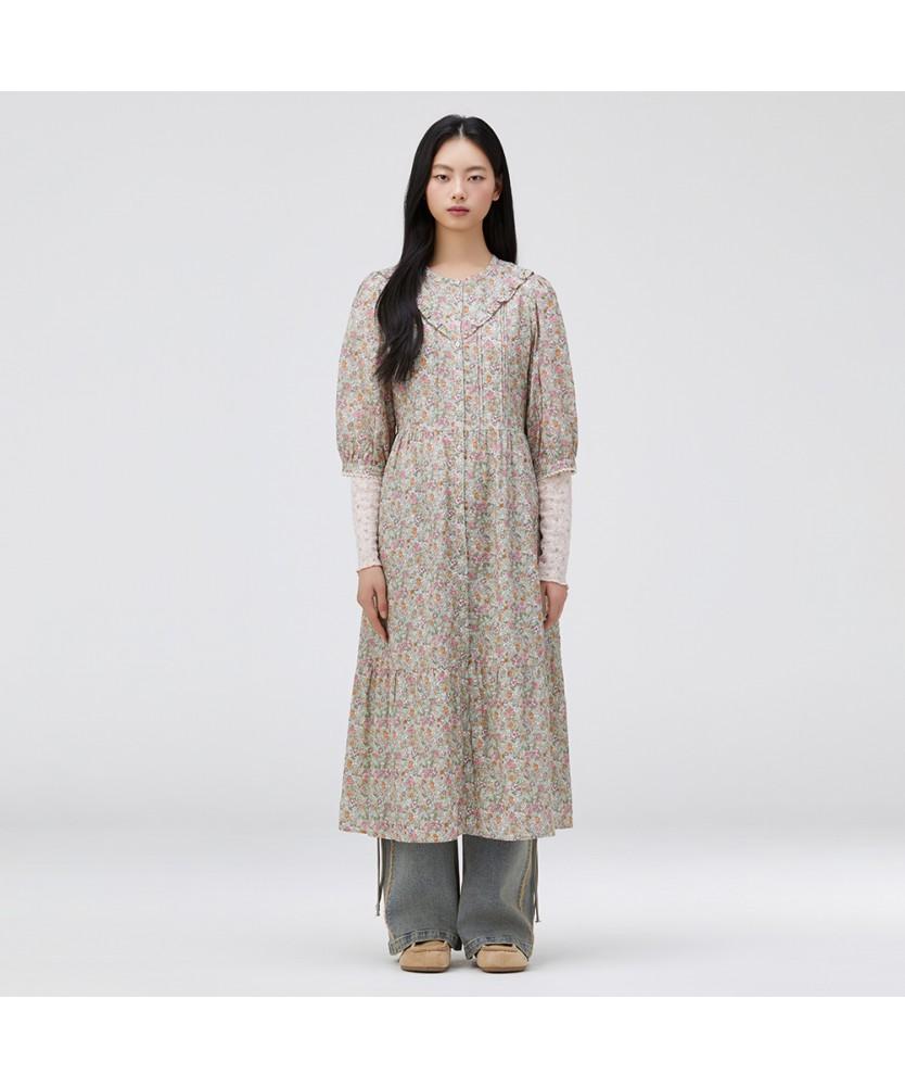 THURSDAY ISLAND Frill Yorke Full Open Dress_T262Mop137W