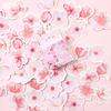 Journamm 44-46pcs Vintage Stickers Cute Flower Sticky DIY Scrapbooking Decor Junk Journal Collage Photo Album Sticker Stationery