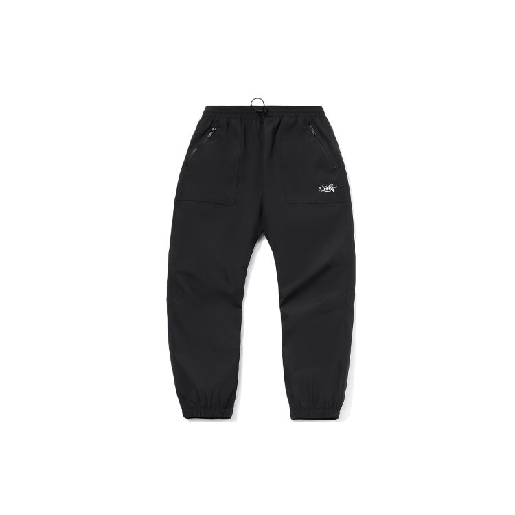 Li Ning Skateboard Series Loose Cuff Casual Long Pants Men bottoms Black AYKR057-1