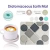Non-slip Diatomite Coaster Thickened Water Absorbent Coaster Durable Table Mat  Bathroom