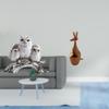 Modern Owl Figurine Sculpture Tabletop Ornament for Living Room Office Bedroom Cabinet Bookshelf