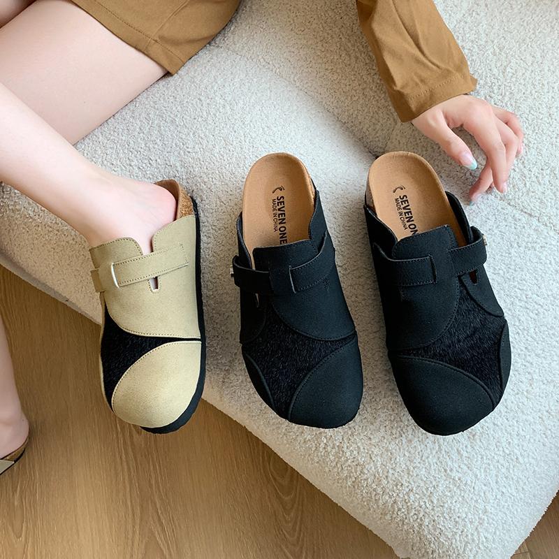 Fashion New Flats Shoes for Women 2024 Soft Leather Hook Loop Mocasines De Mujer Chaussure Comfortable Femme Shoes Slippers