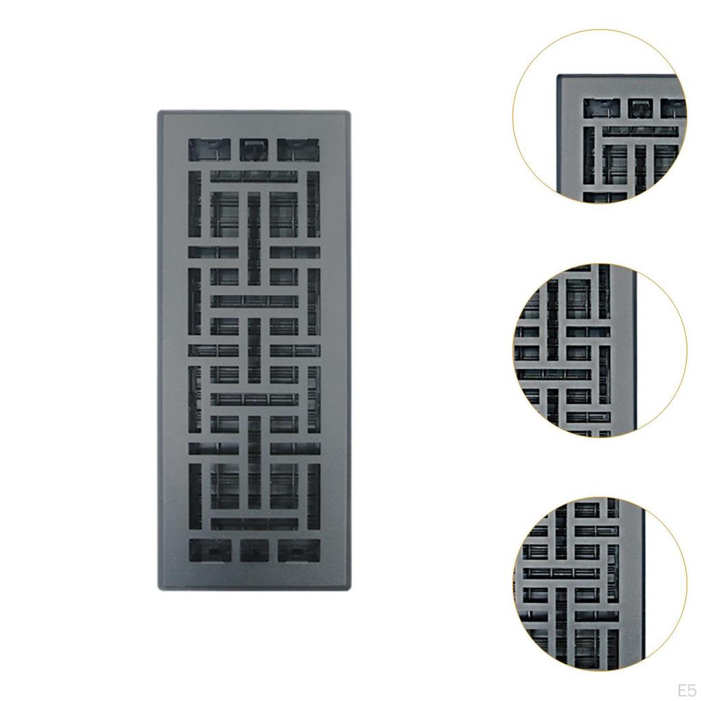 Decor Grate Floor Register Vent Cover for Cabinet, Walls, Office