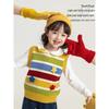 Girls' Dopamine Rainbow Striped Sleeveless Knit Vest