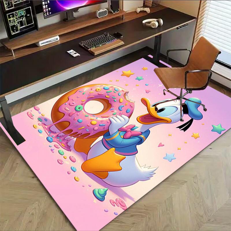 Donald Duck'S Sweet Adventure Carpet For Playroom Bedroom Living Room Sofa Home Decorkids Game Area Rug Nonslip Floor Mat