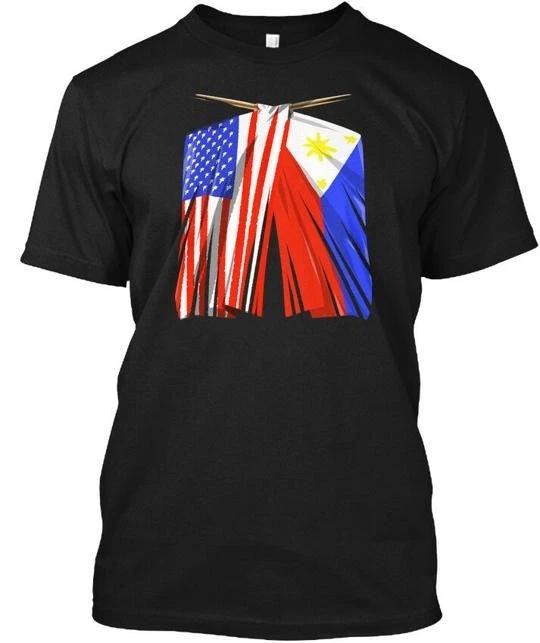Philippines Flag Filipino T shirt Made in the USA Size S to 5XL S