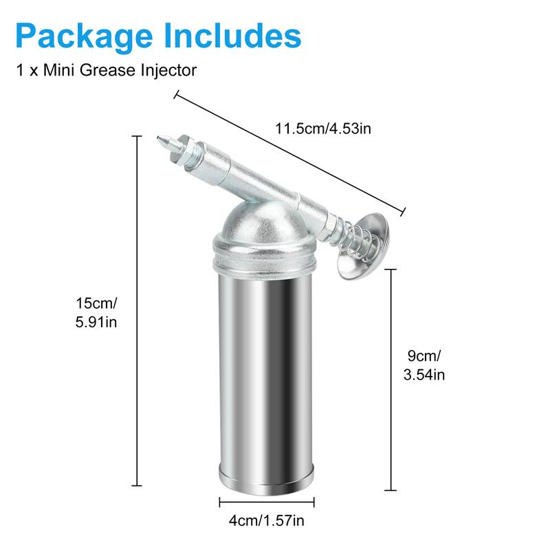 80Cc Capacity 1000Psi Output Pressure Oiler Mini Bicycle Grease Gun Machine Handheld High Pressure Oiler Hand Tools Repair Tools