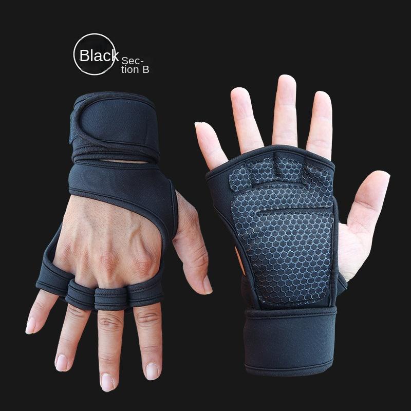 Bicycle Gloves Weightlifting Training for Men and Women Fitness Active Body Building Gymnastics Gym Hand Wrist Palm Protector Gloves