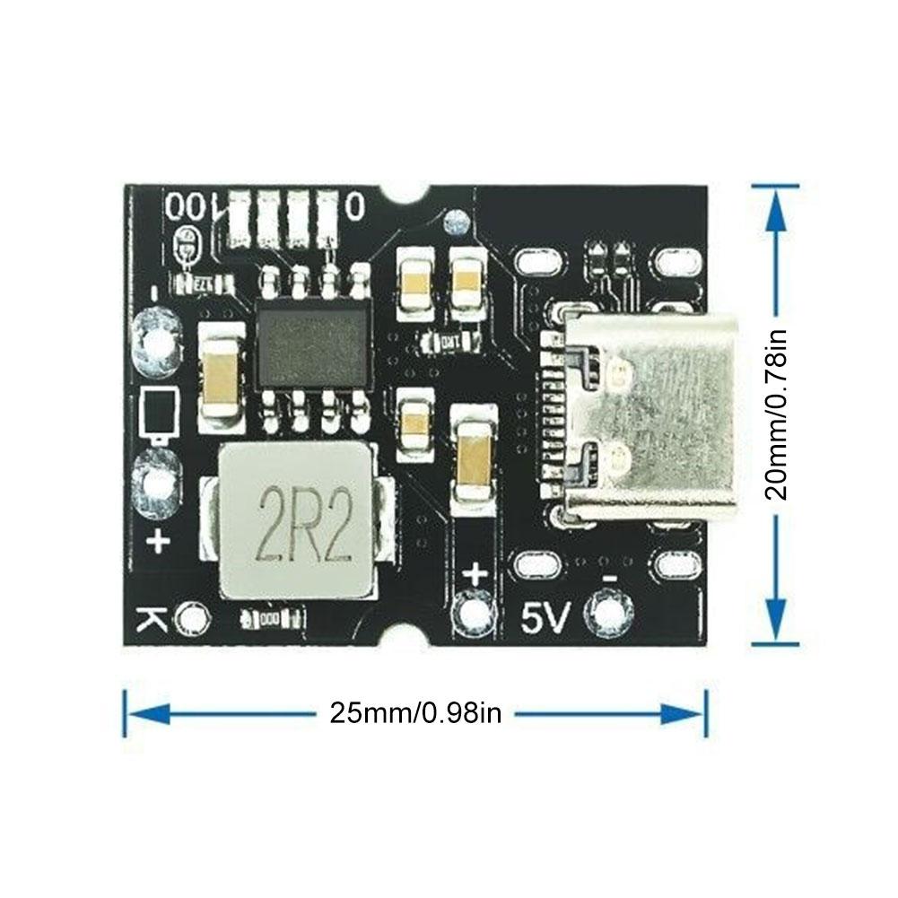 5V 2A Charge Discharge Integrated Module Type-C Input Charging Discharging Module Support 4.2V Lithium Battery Charge Protection