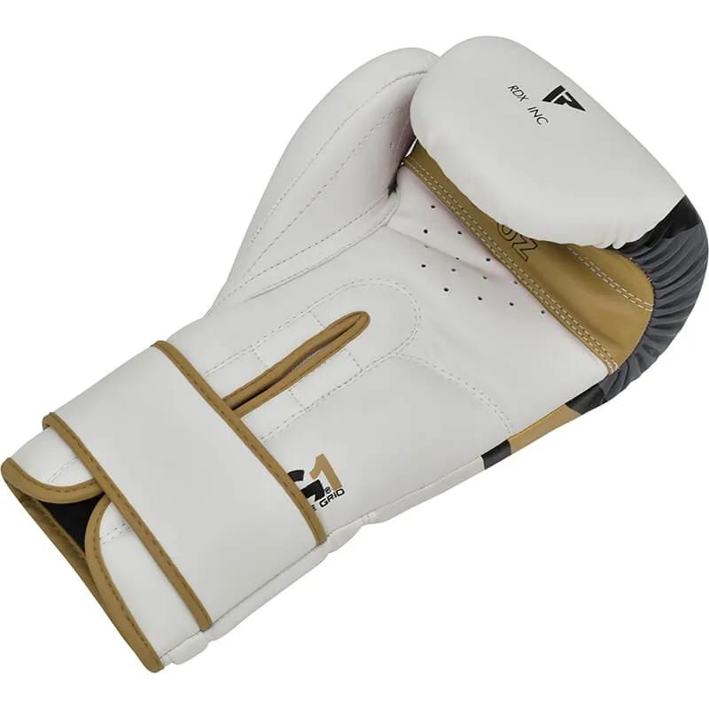 RDX F7 Boxing Gloves 10OZ Gold