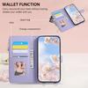 Crossbody Wrist Strap Leather Wallet Phone Case for Samsung S25 Edge S26 Ultra S24 S23 S22 S21 Plus Note 20 Flip Stand Cover