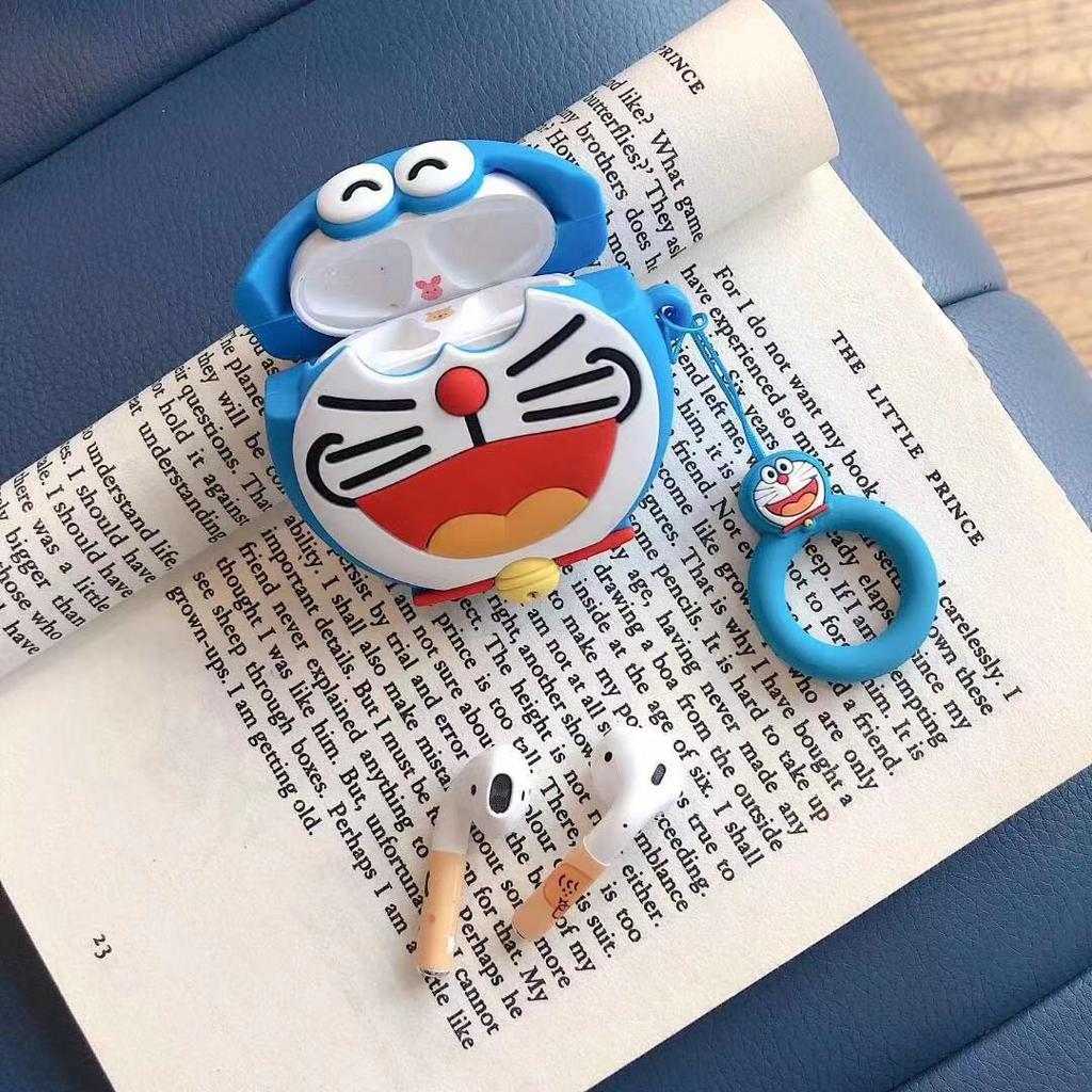 Doraemon For Airpods Pro 2 Case,3D Cartoon Anime Silicone Protective Earphone Cover For Airpods 4 3 2 1 Case Cover Funda Kids