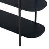 TV Stand 90 X 28 X 70.3 Cm Black Steel