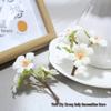Handmade Five-Prong Plum Flower Wedding Hairpin Arrangement