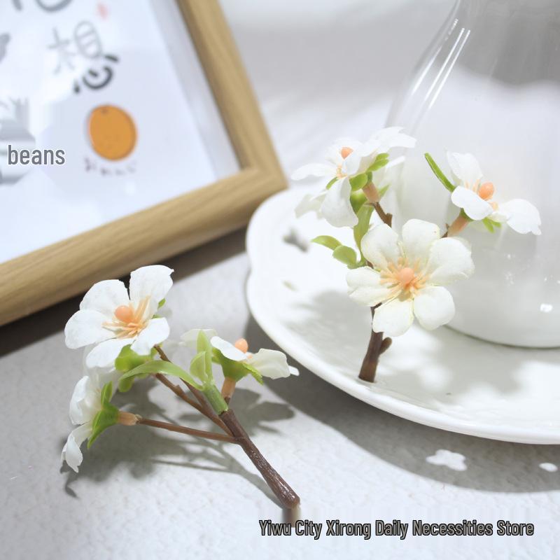 Handmade Five-Prong Plum Flower Wedding Hairpin Arrangement